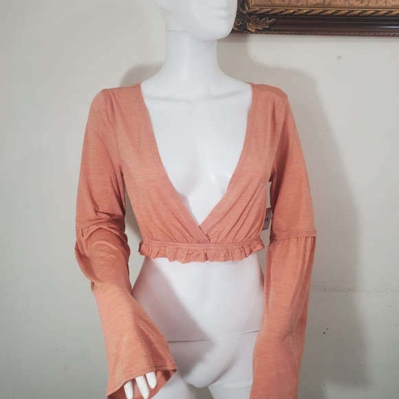 Free People FP Movement Movin' On Crop Top L- M- S - Picture 4 of 4